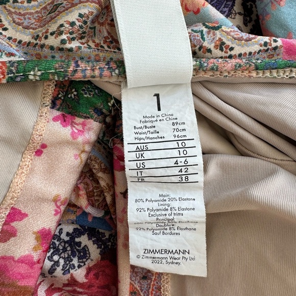 Zimmermann Devi Plunge One-Piece Swimsuit - Picture 11 of 13